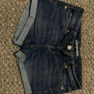 Aeropostale denim shorts midi size 8